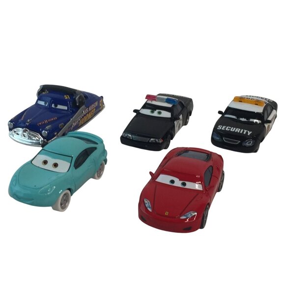 Disney Pixar Cars Diecast Lot Security/Highway Patrol/Hudson/Schumacher/Kori - Picture 1 of 9